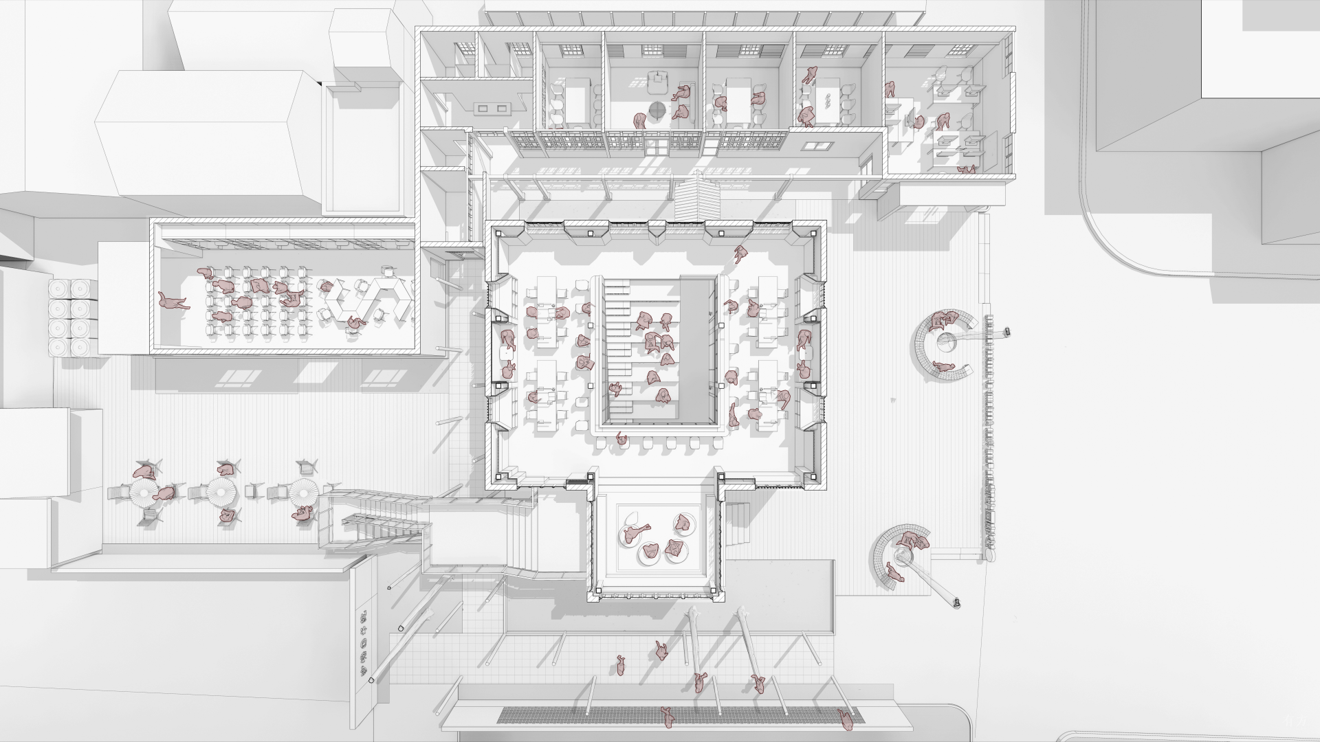 东南大学沙塘园梅庵书院丨李竹,杨梓轩,东南大学建筑设计研究院有限公司综合五院-63