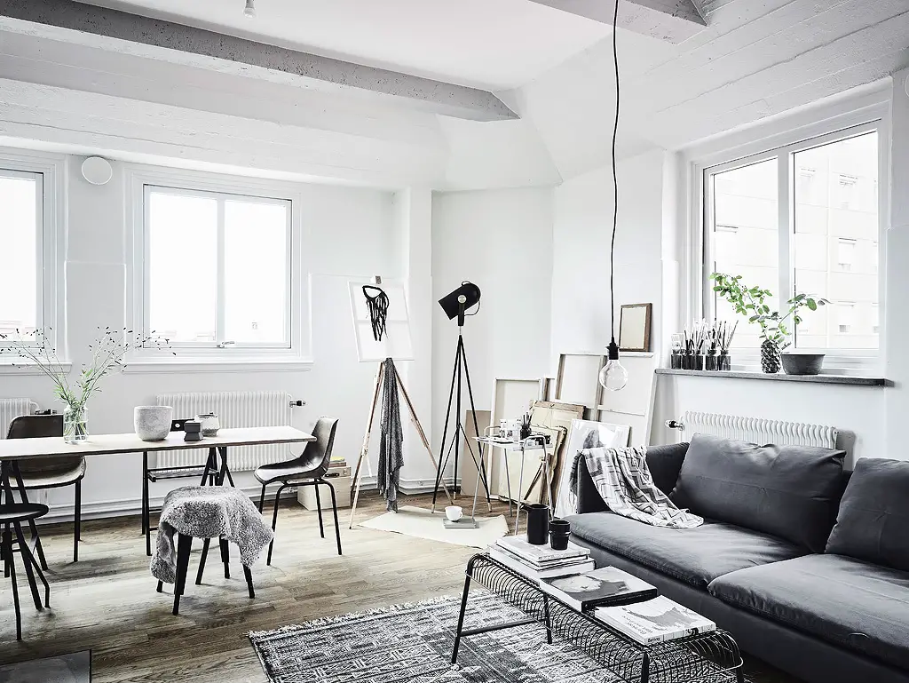 艺术家的工业风之家 | OSB 厨房底座成亮点-2