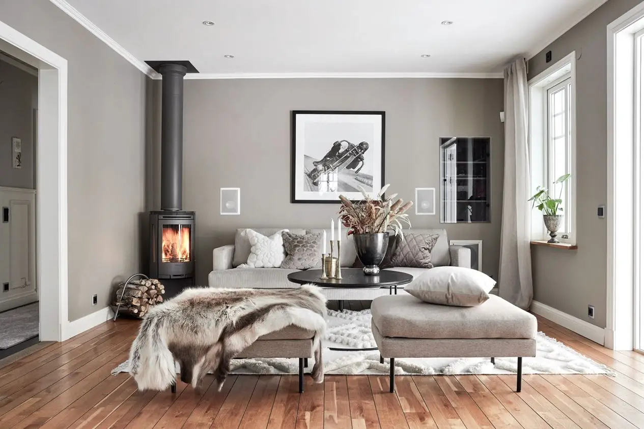 瑞典雪中明亮乡村别墅-3