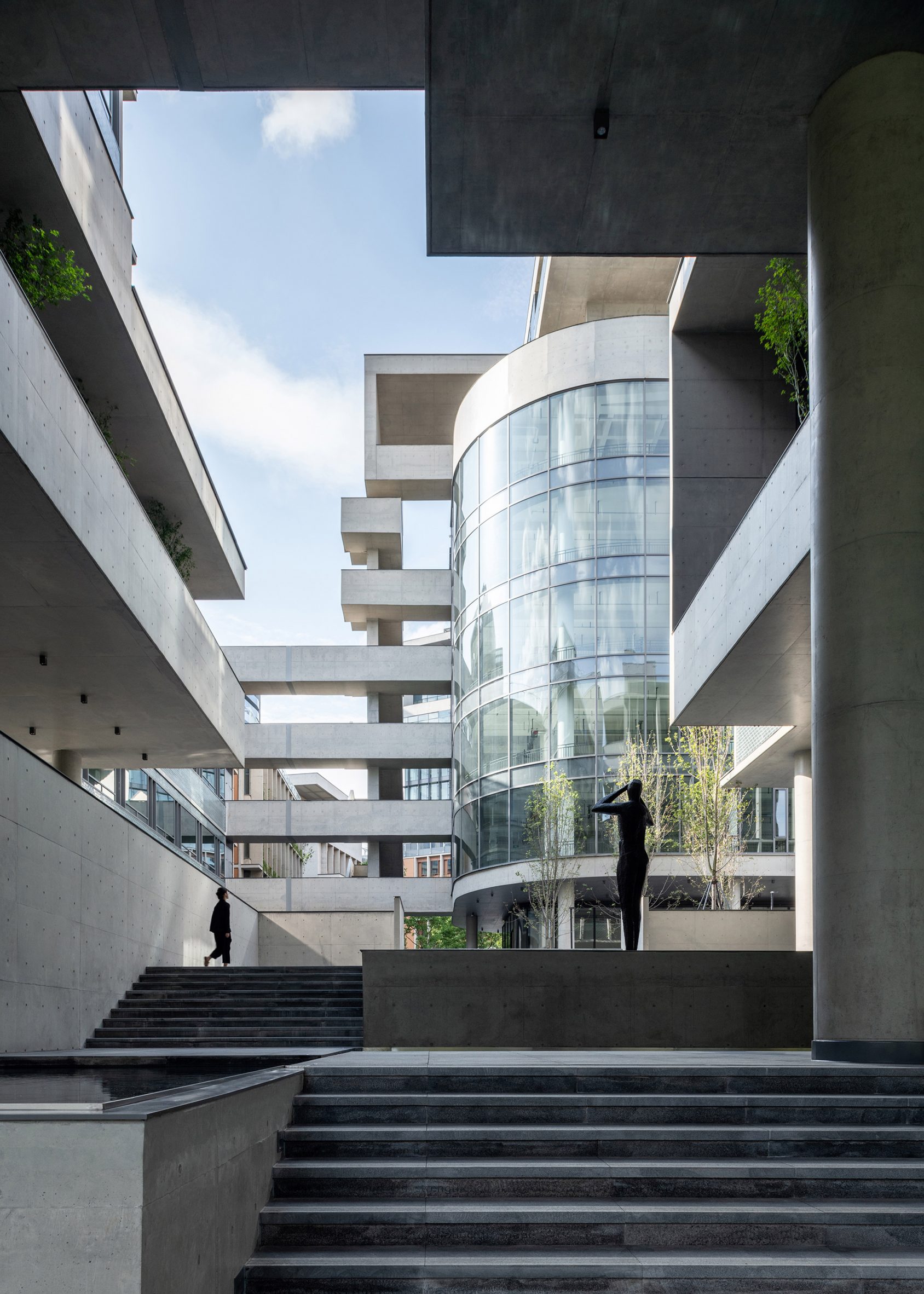 Vector Architects 打造中国成都漂浮总部,绿色庭院与空中连廊交织-18