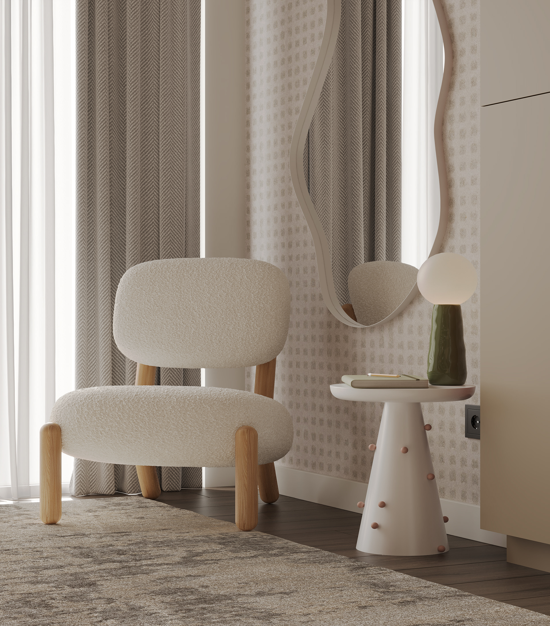 女孩卧室室内设计丨亚美尼亚丨Astghik Khacahatryan-8