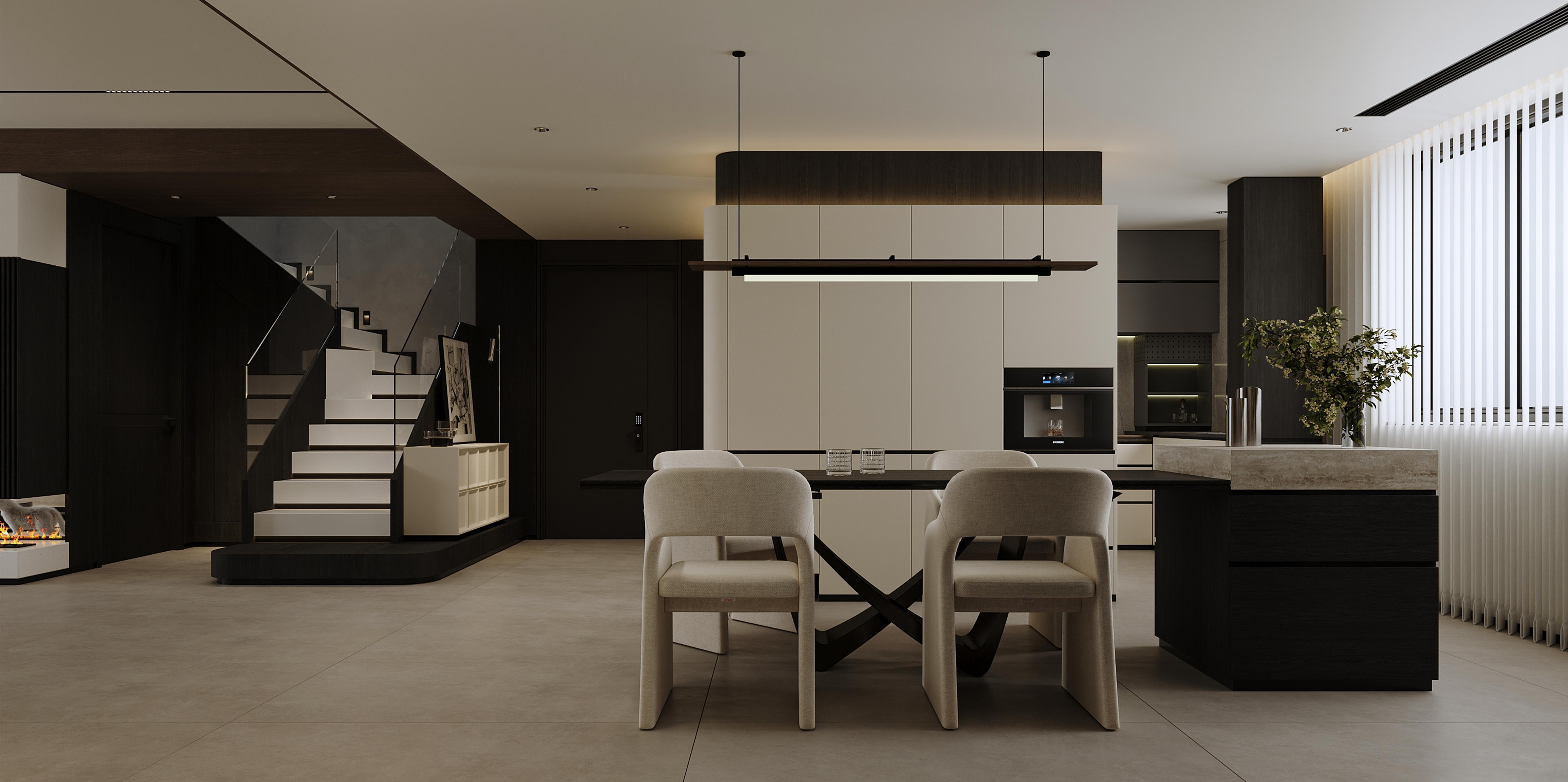 沈阳  荣华府215㎡ 意式轻奢效果表现-6