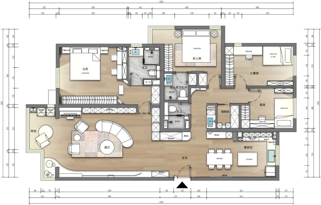 简约纯粹的200㎡之家丨由娜-10