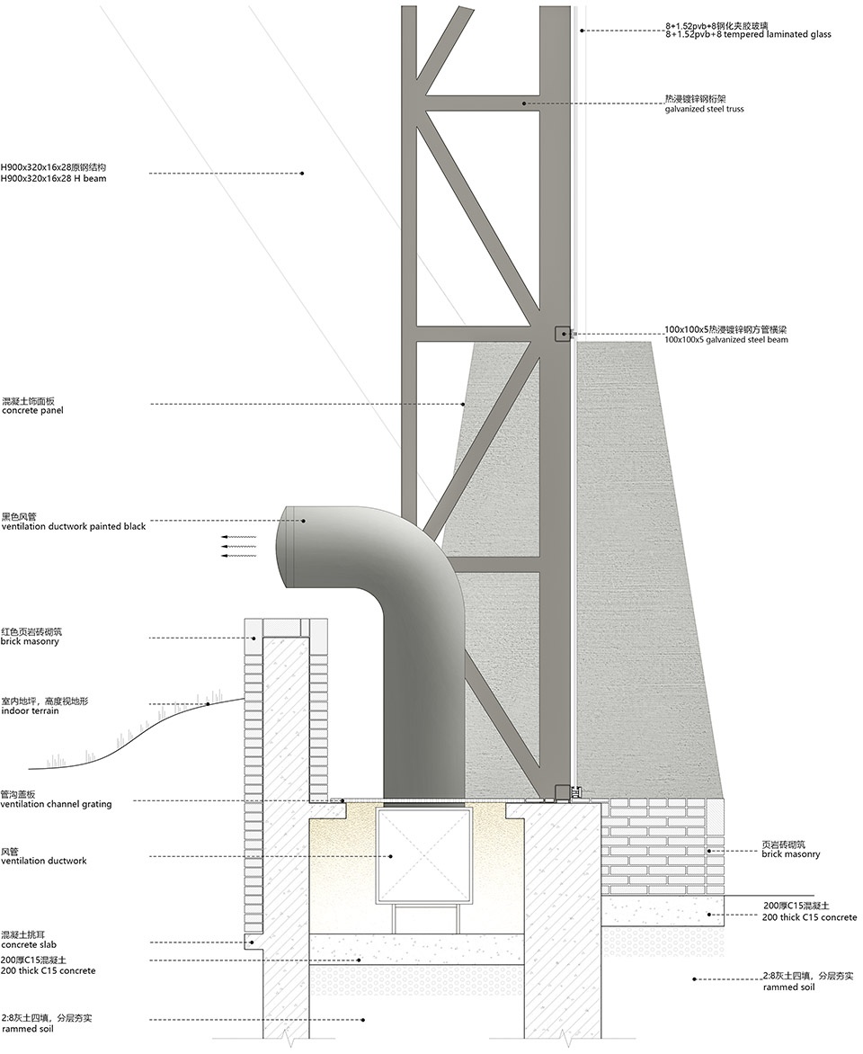 衡水植物园温室展览馆丨中国河北丨空格建筑-120