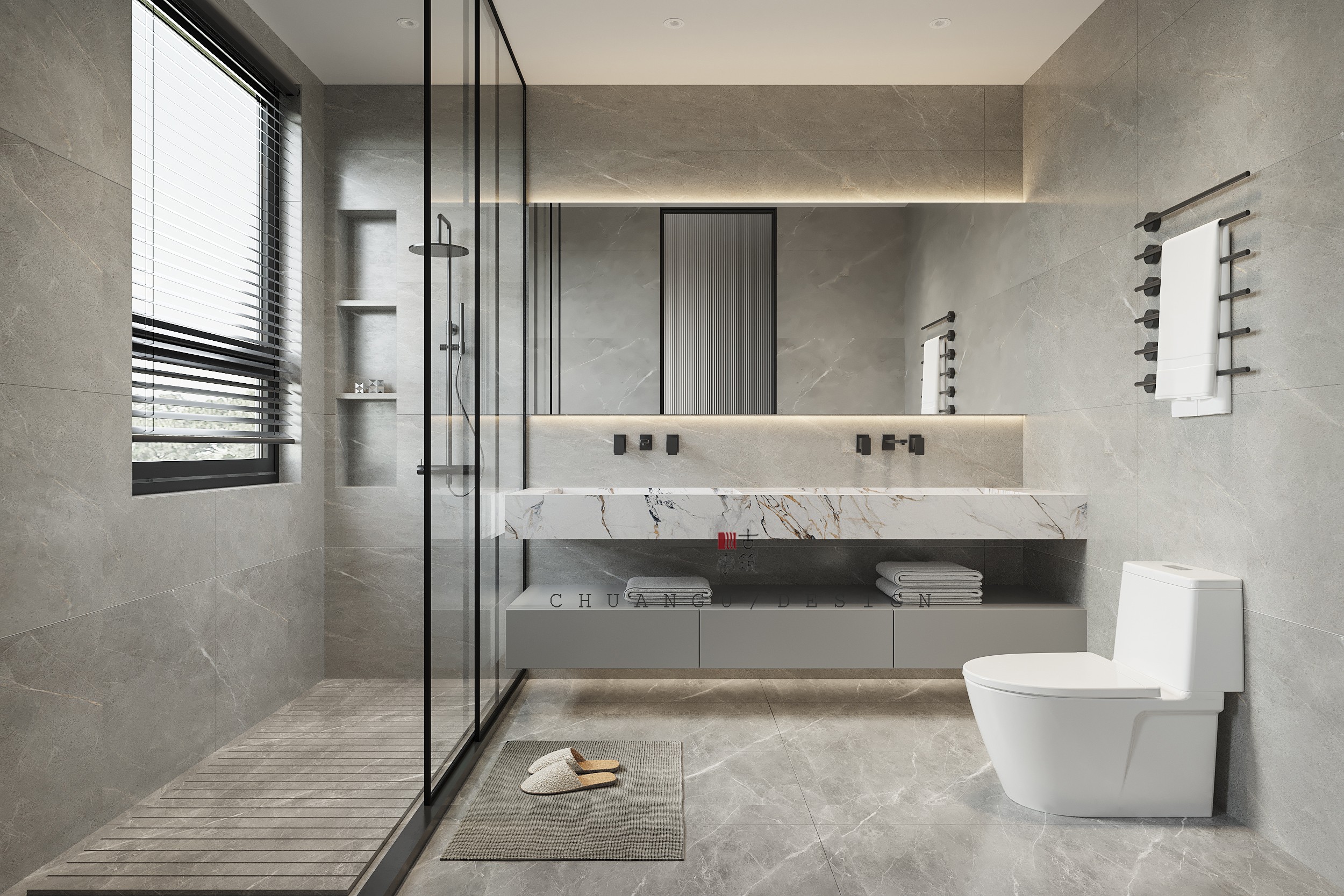 川古云筑丨300 平方简欧丨中国郑州丨川古云筑空间设计-22