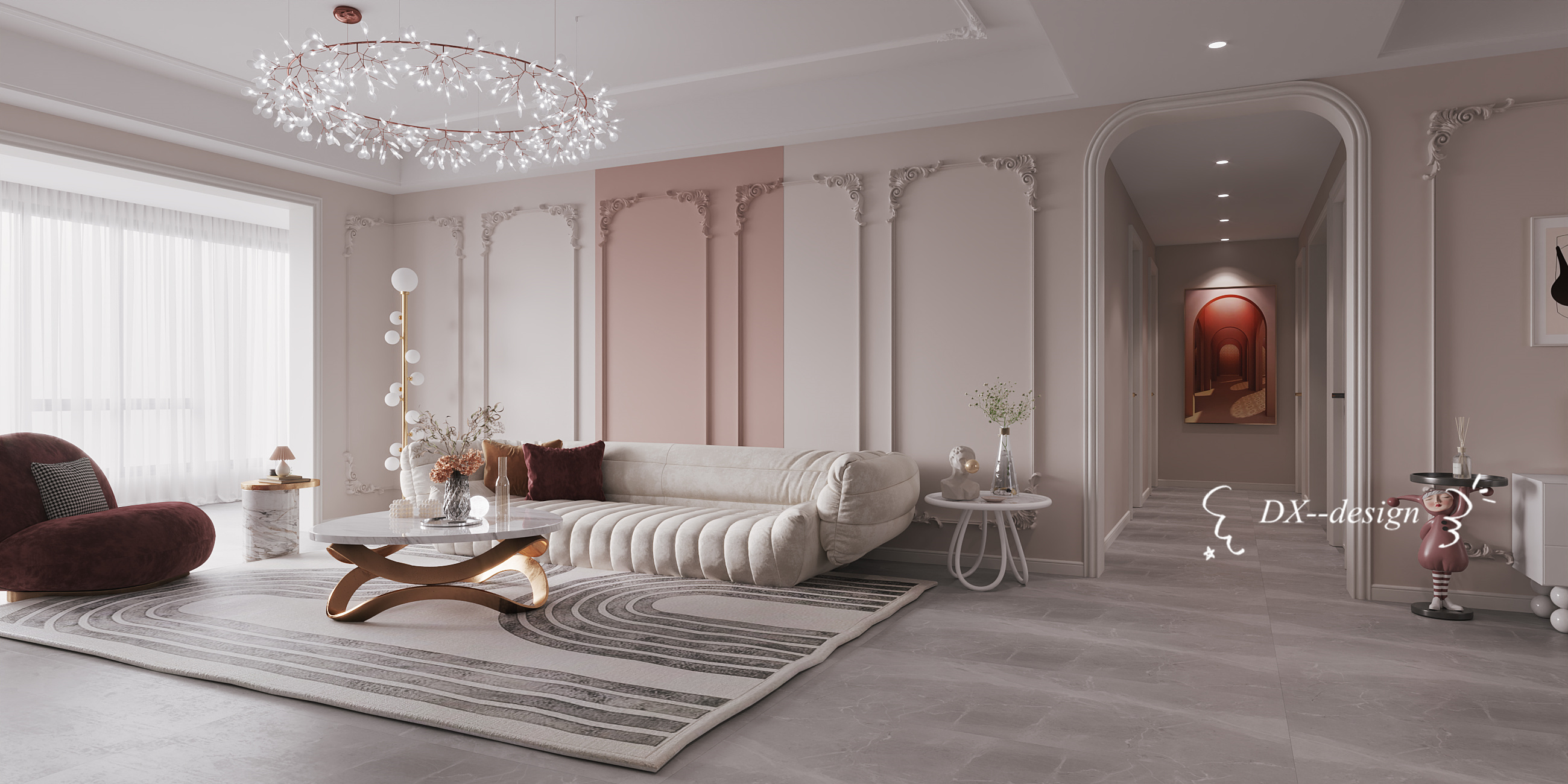 法式轻奢浪漫室内设计-2