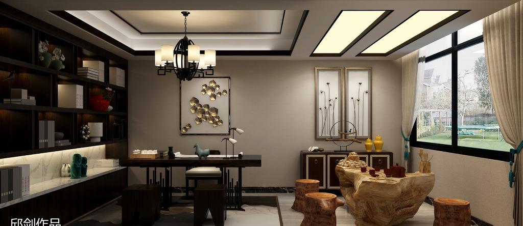 
新中式装修【山海华府】 -1