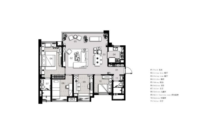 贵阳美的·璟悦风华丨中国贵阳丨睿住天元室内艺术设计院-92