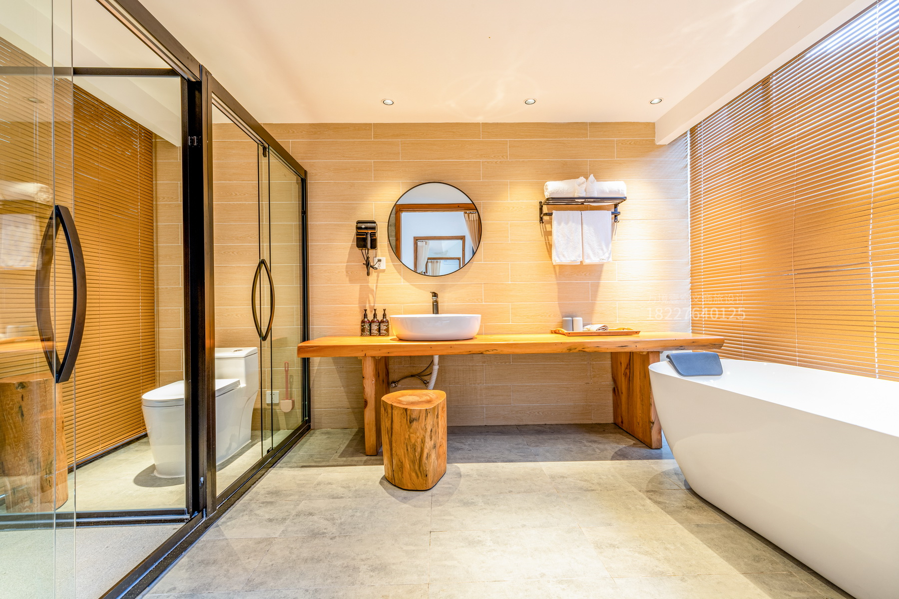 万境壹空悠哉山居温泉民宿空间设计-5