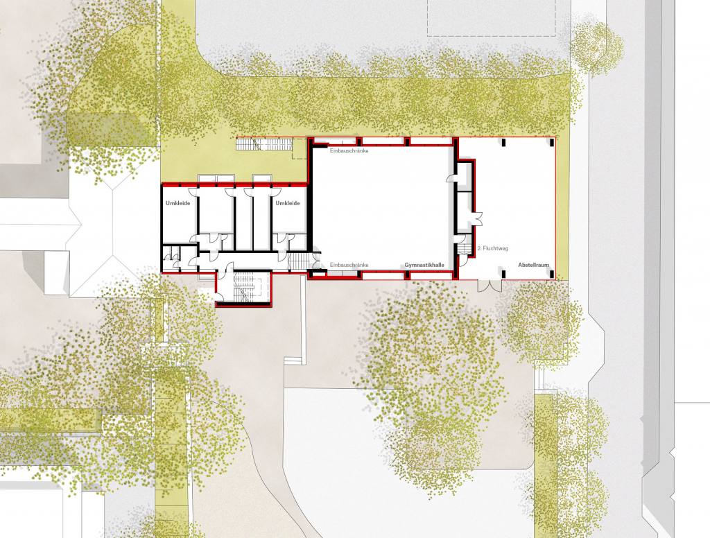Muhliusschule体育场馆及连接建筑改造丨德国基尔丨eins:eins architekten-17