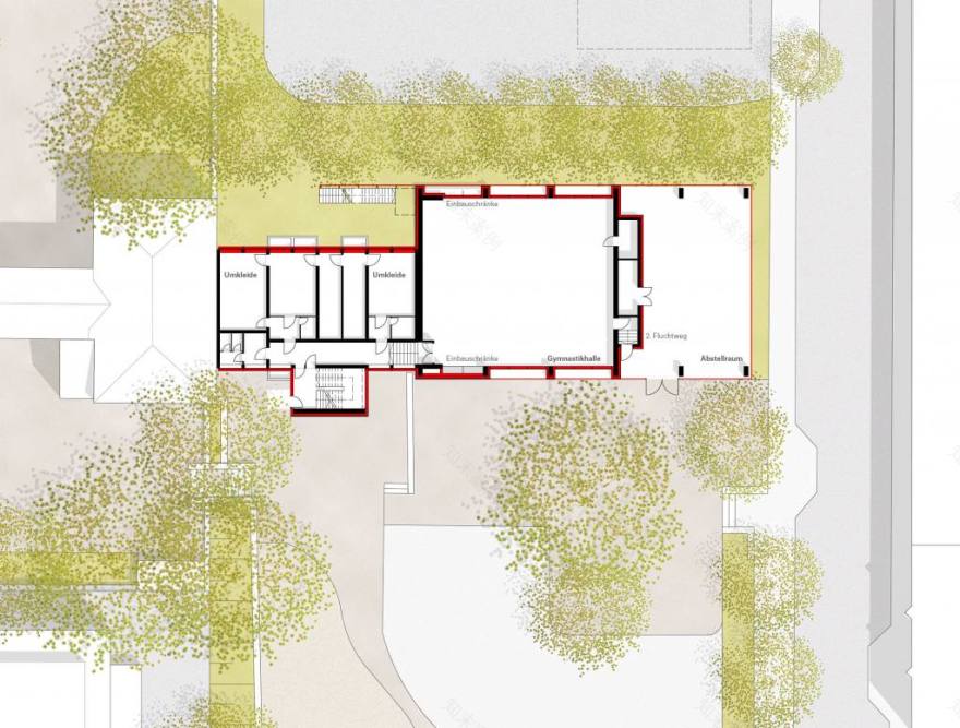 Muhliusschule体育场馆及连接建筑改造丨德国基尔丨eins:eins architekten-17