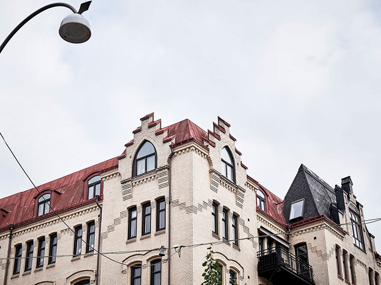 独特拱窗的斯堪的纳维亚风格阁楼公寓-25