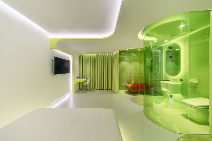 首尔 Lime Flavor boutique 酒店套房——绿色泡泡的灵动空间-21