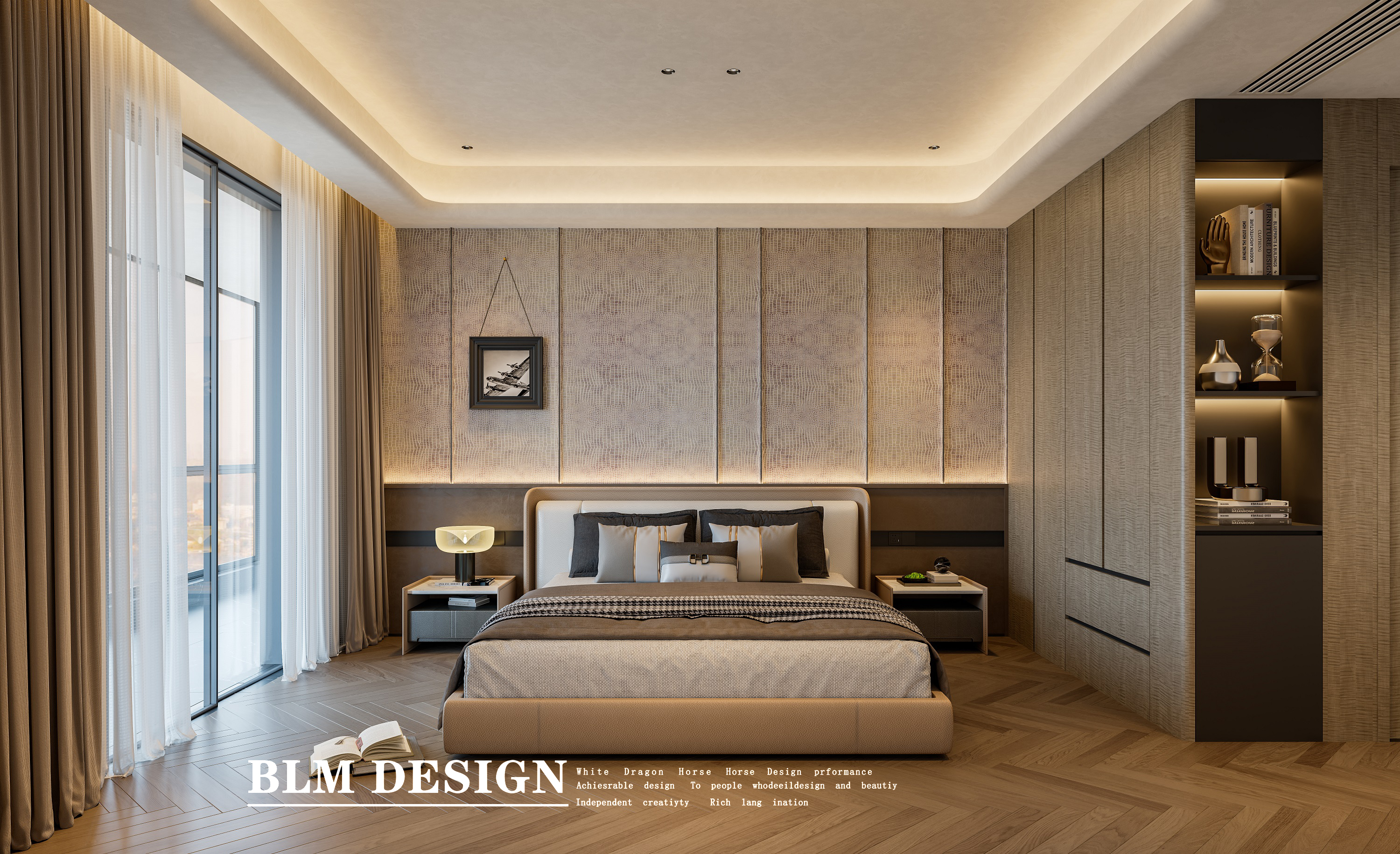 意式轻奢风-白龙马效果图-10