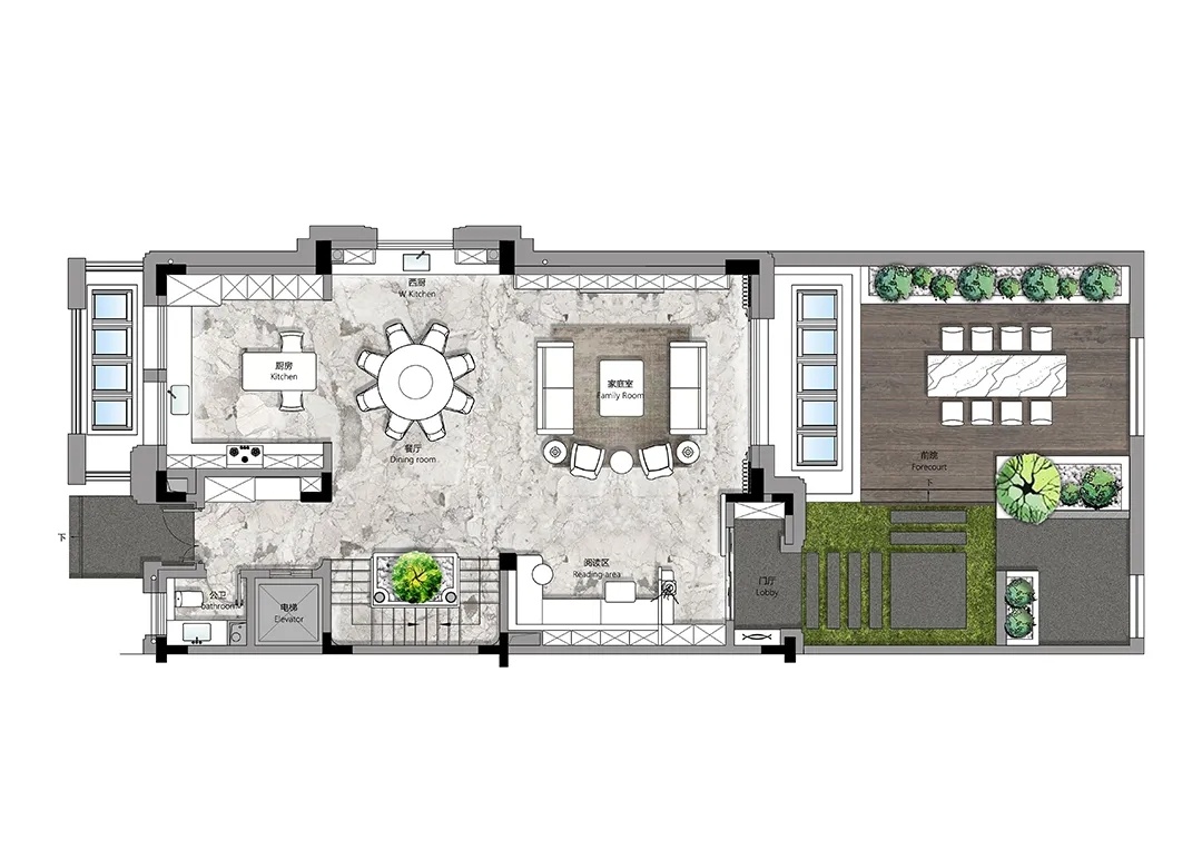 上海780m²空间的剧本|正饰空间设计丨中国上海-47