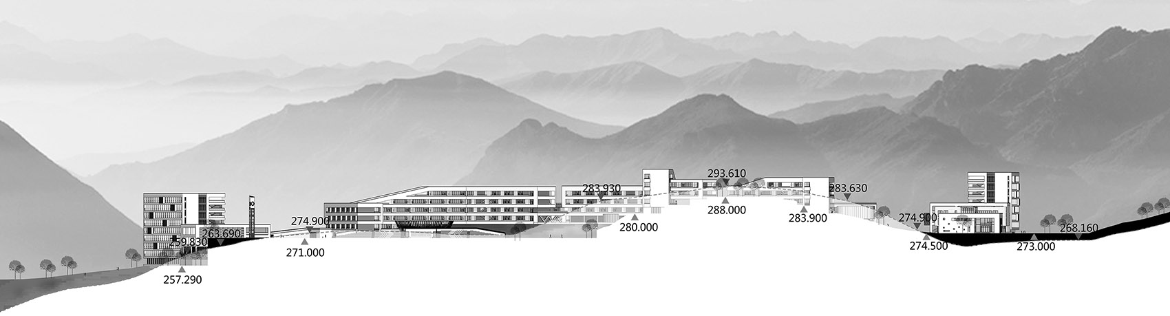 吉首中驰·湘郡礼德学校丨中国湘西丨山东建筑大学建筑城规学院象外营造工作室-121