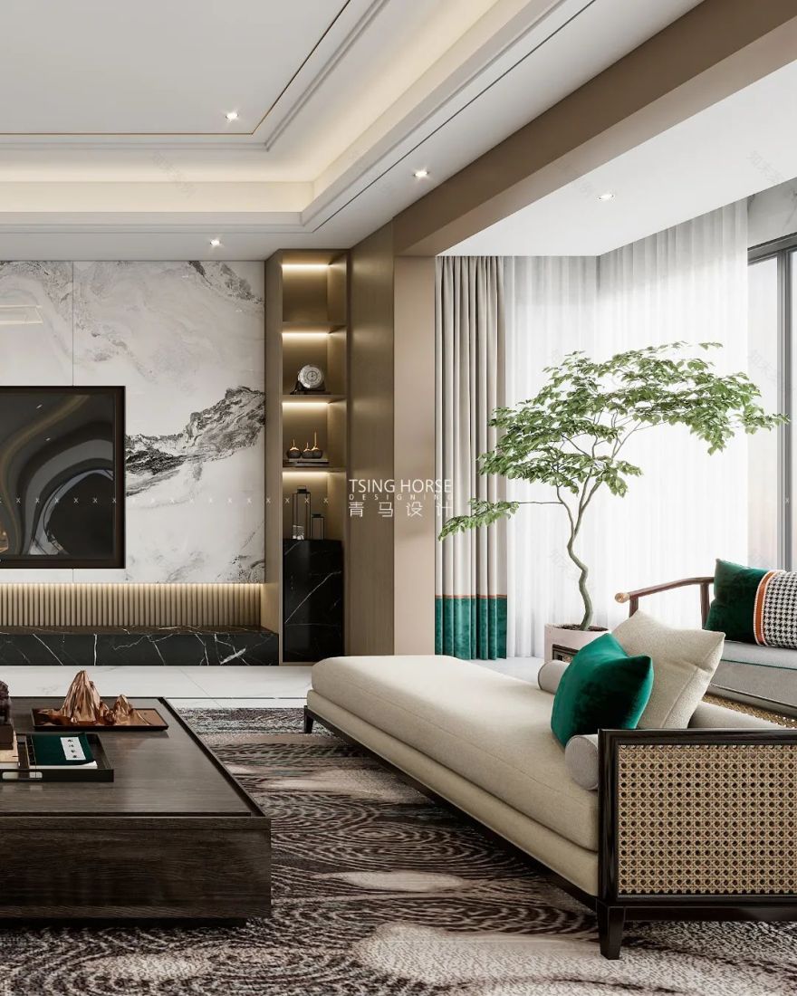 曲江大城君尚府新中式设计丨中国西安丨苏怡人设计团队-10