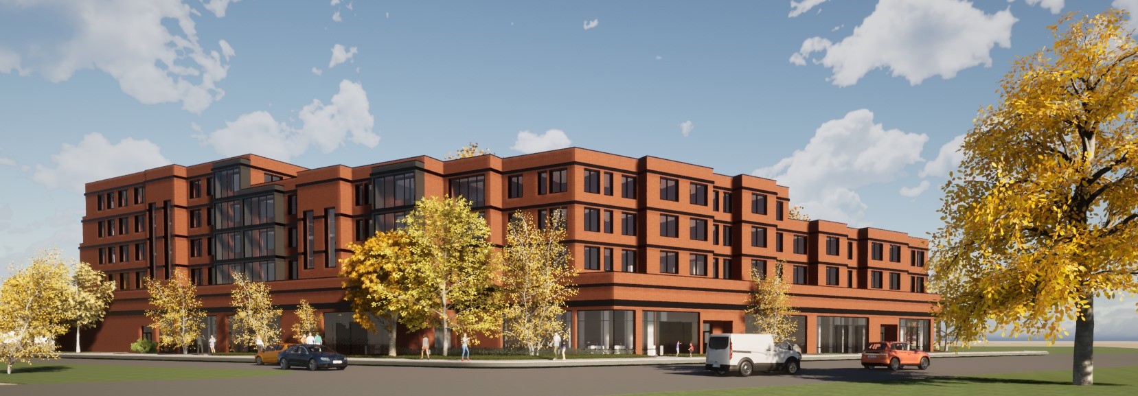 Секционный жилой дом средней этажности-24