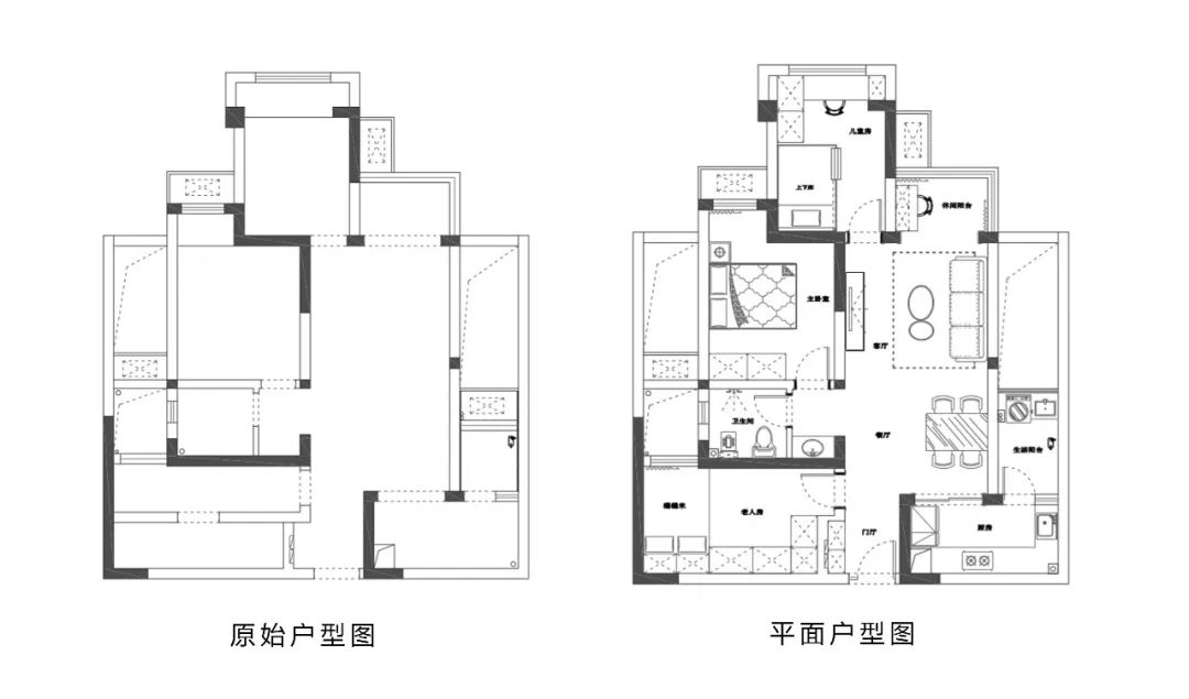 空间魔法，72㎡小户型爆改“四室”-19