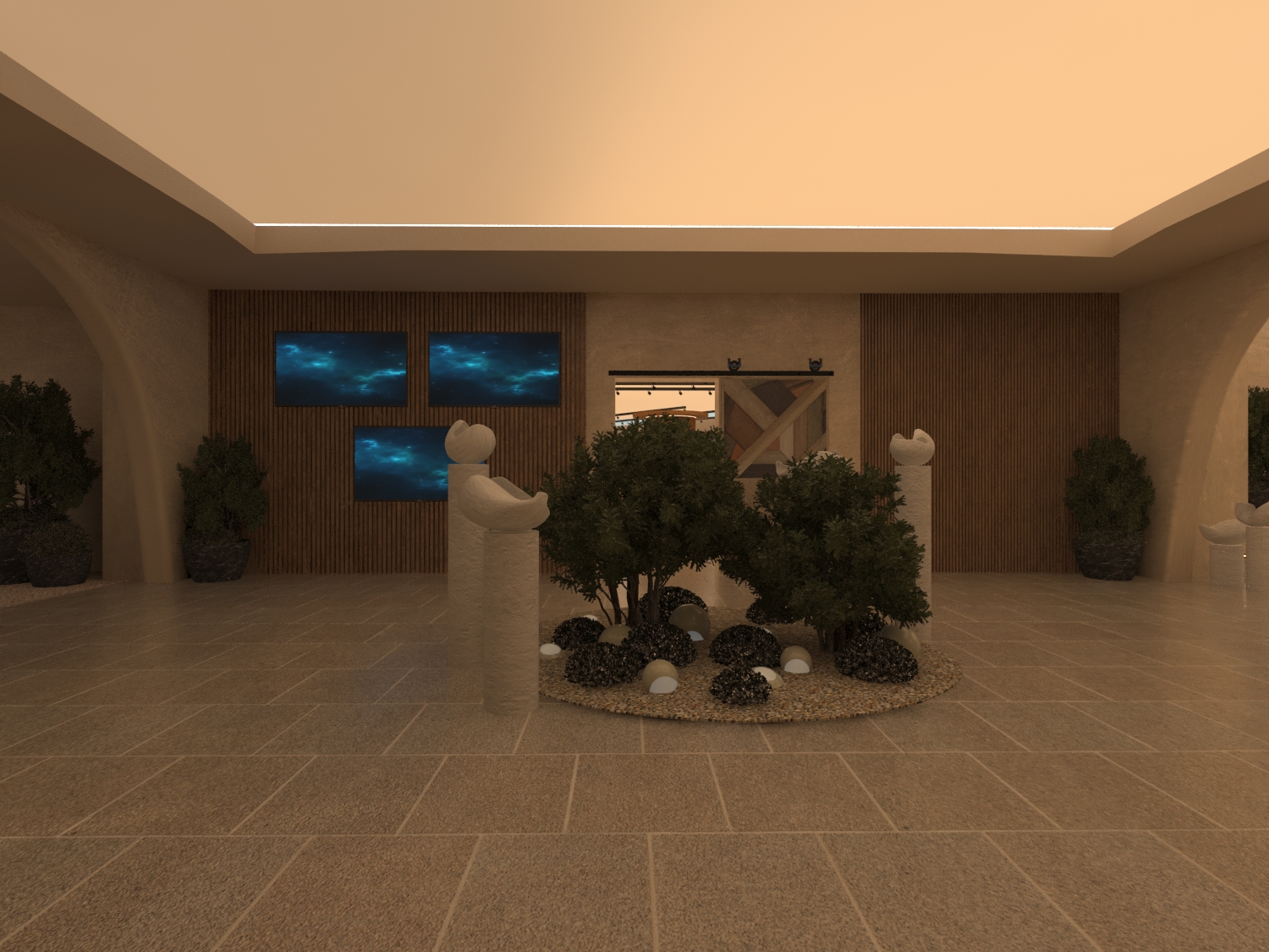 大学入学大厅设计-9