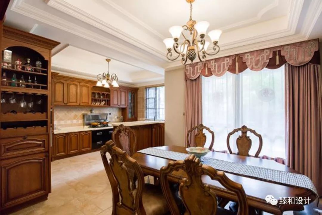 舟山邦泰城美式风排屋设计 优雅古典空间-36