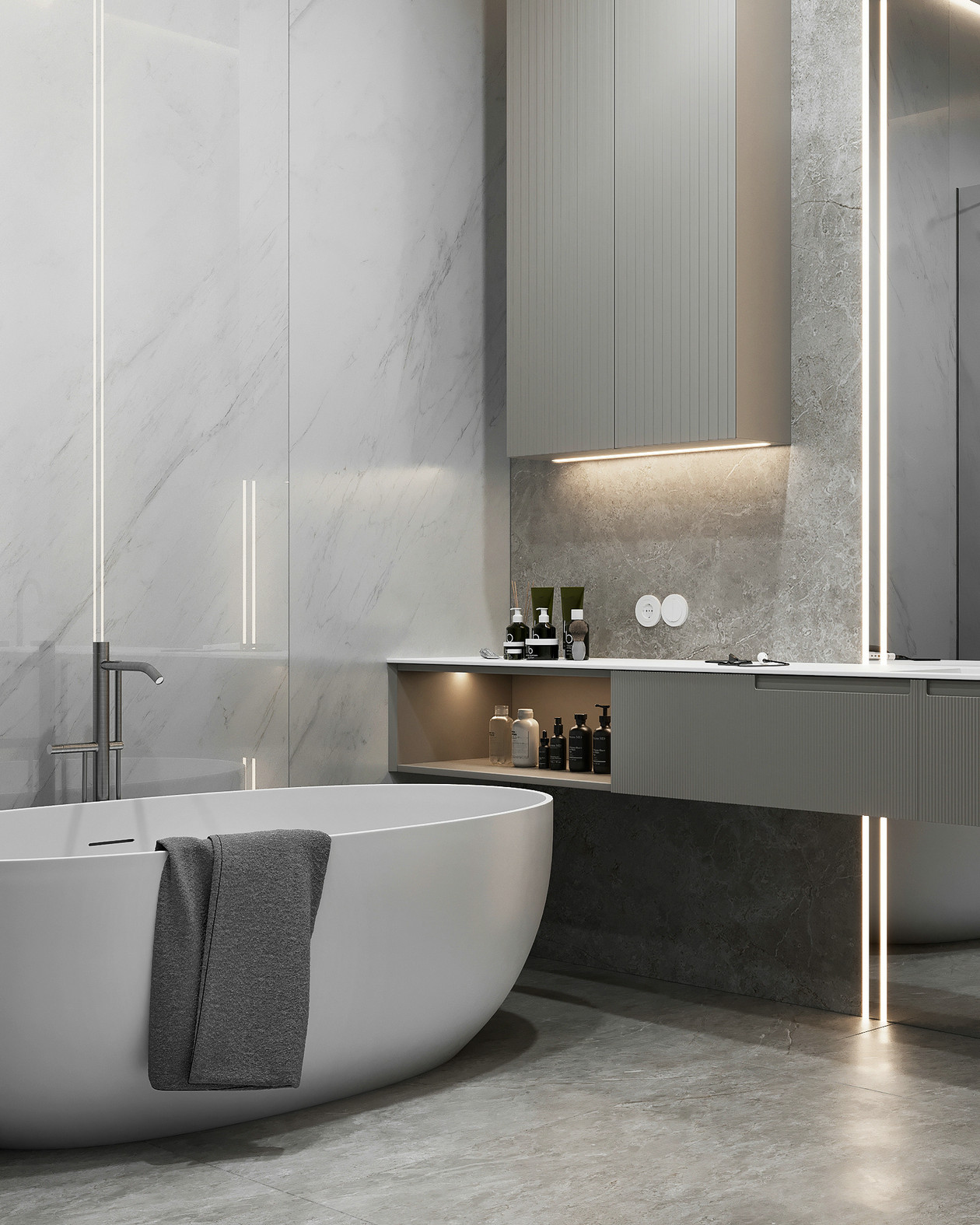 高级灰色系公寓设计 超高级！-27