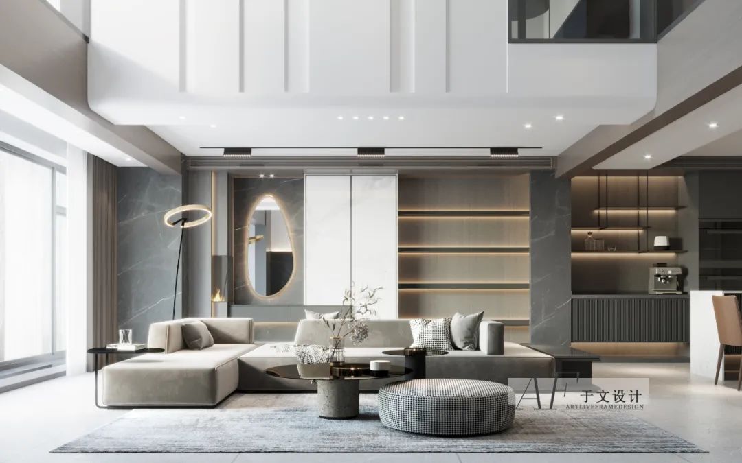 龙湖·天璞 300㎡轻奢叠墅,极简空间秩序诠释生活美学-29