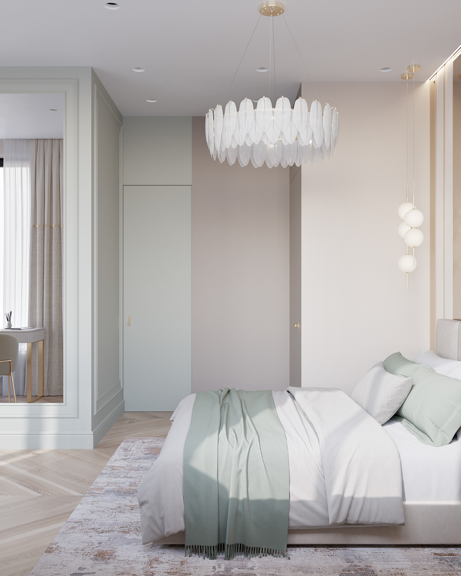 温馨主卧室设计丨@wanted_design-6