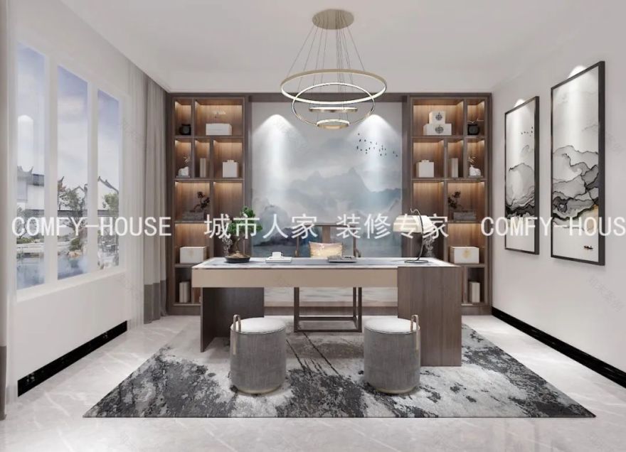 新中式风格打造 160㎡质感生活-19