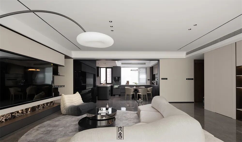 内舍软装丨228㎡现代意式风，不刻意奢华，以质感雅致实现高级感自由！-25