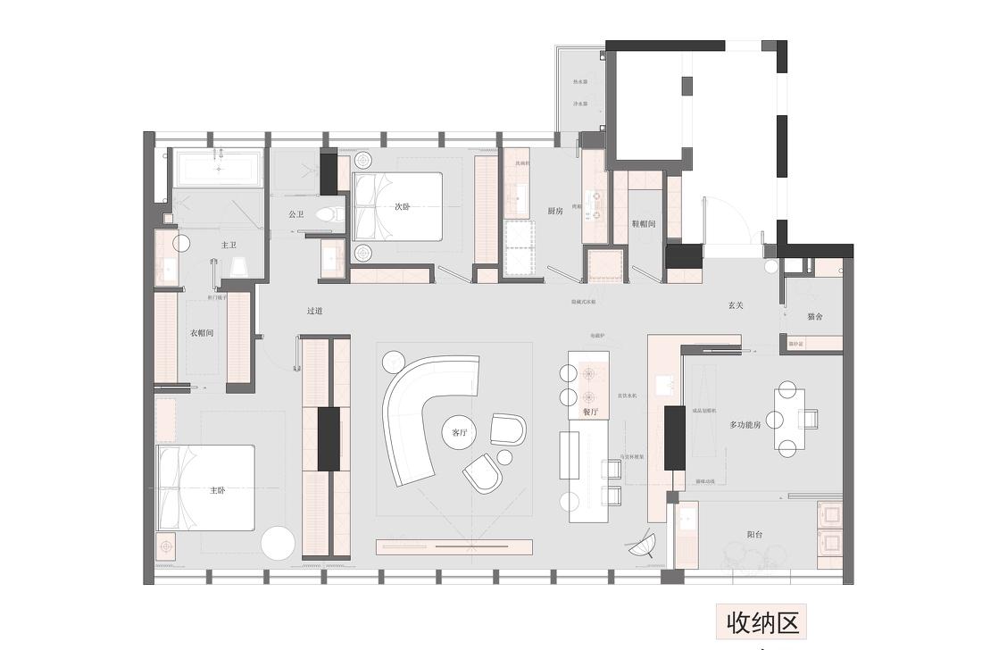 两人两猫的舒适生活空间-51