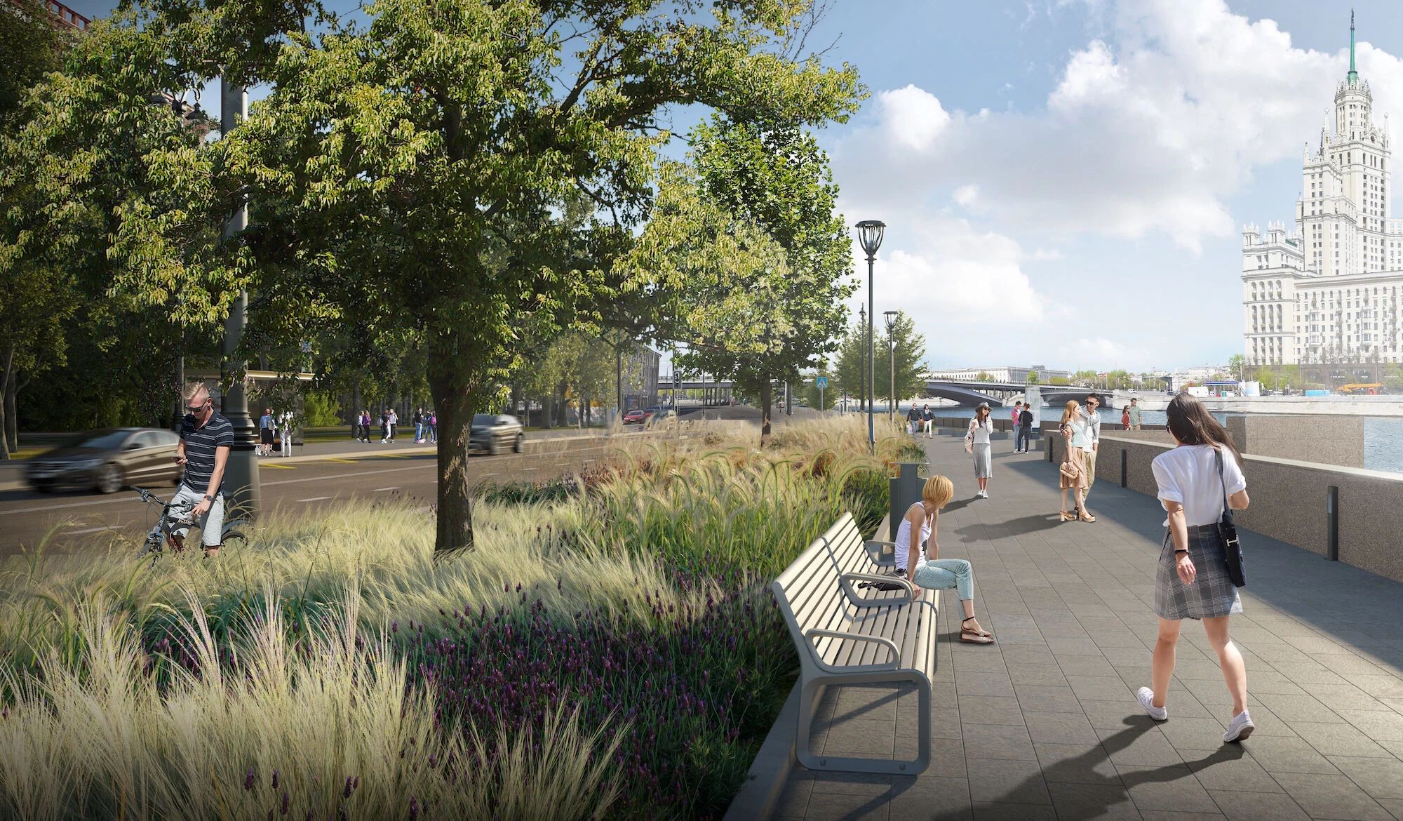 Kosmodamianskaya 堤岸重建丨俄罗斯莫斯科丨Bureau A4-34