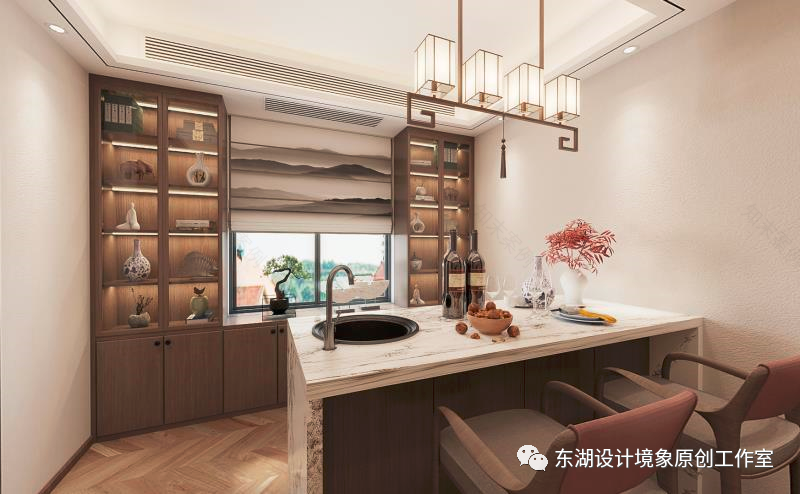 书院世家新中式住宅丨东湖设计境象原创工作室-25