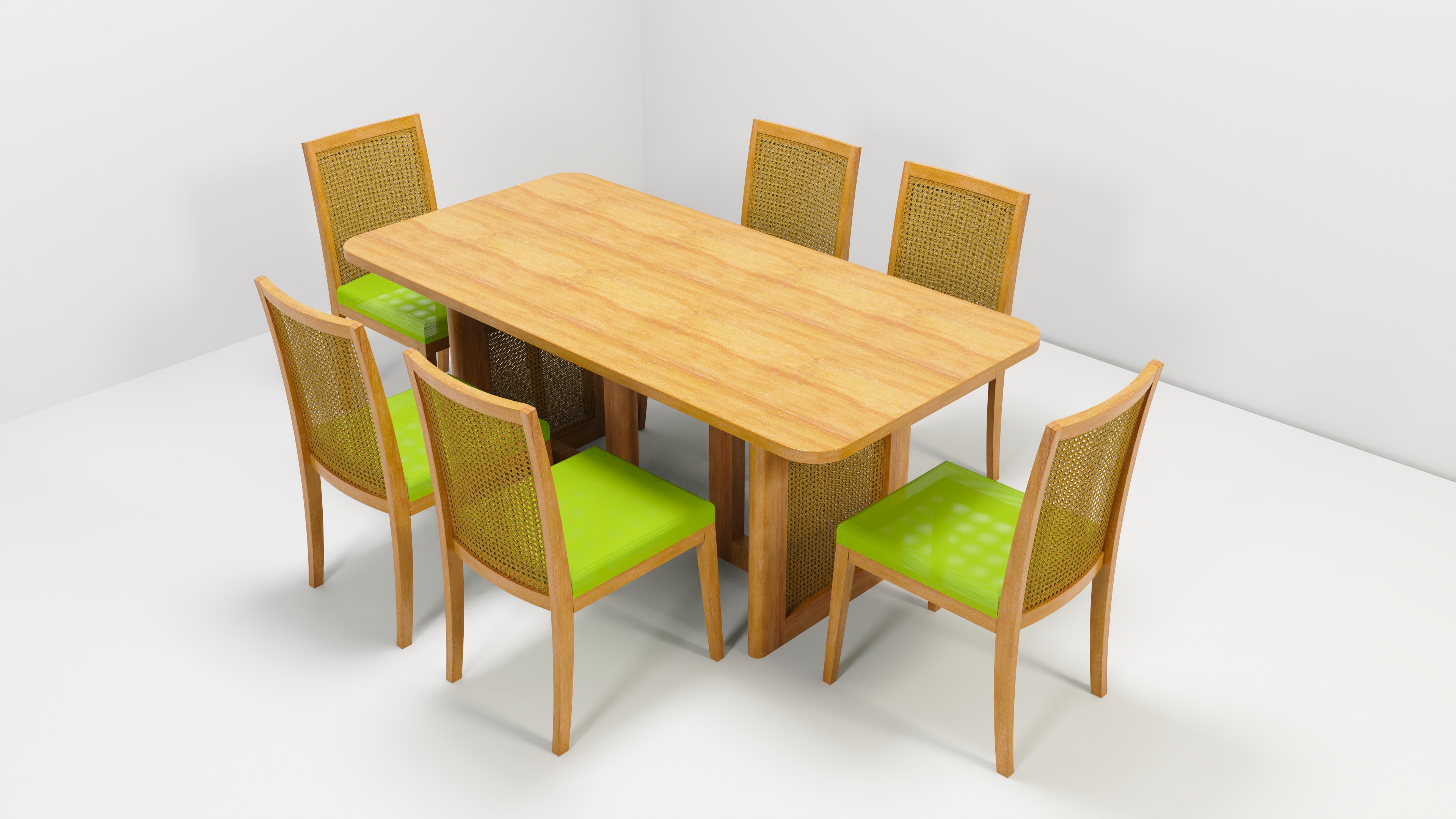 FURNITURE DESIGN #1 - RATTAN DINING SET-1