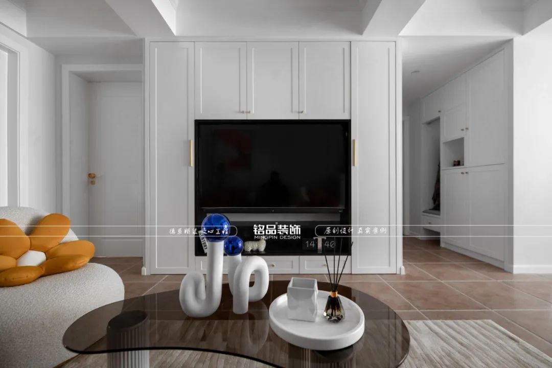 77平美式轻奢公寓设计丨铭品装饰-22