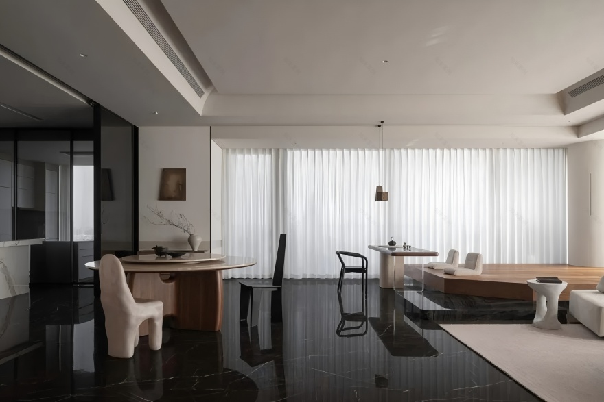 西安 · 曲江印510㎡私宅平层丨中国西安丨西安红杉设计-33