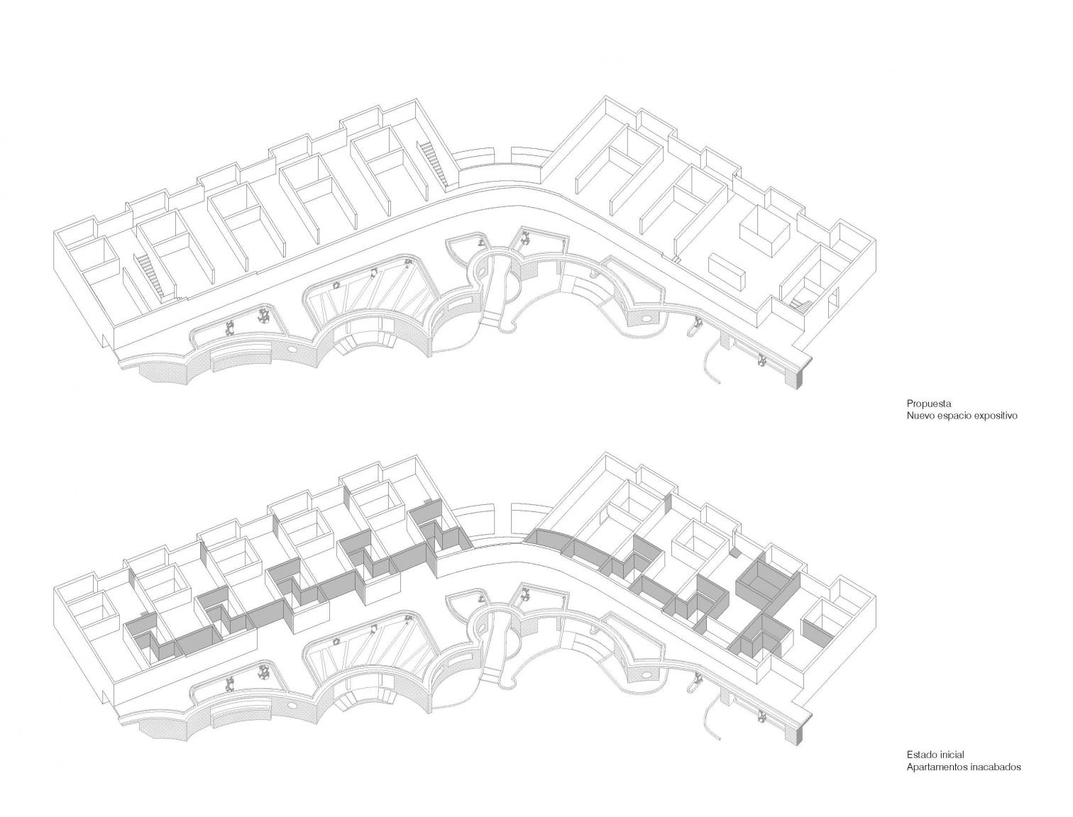 火山之家 · 线性光影的展览空间-18