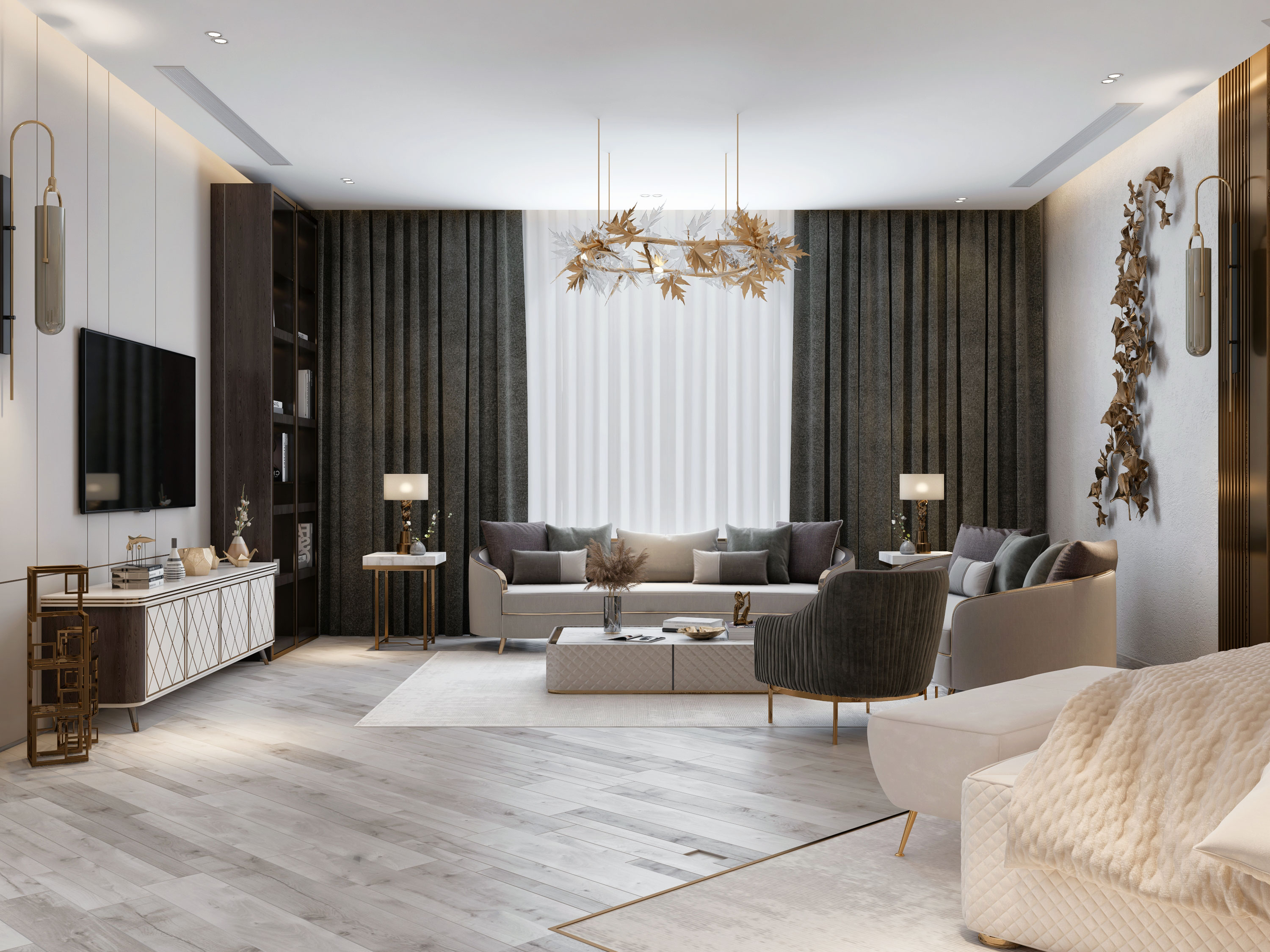 luxury master bedroom and dressing-3