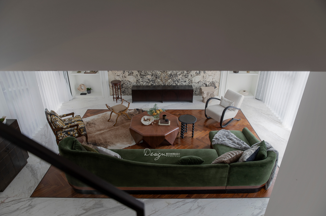 优雅咏唱,复古调的诗意生活丨紫苹果装饰集团-58