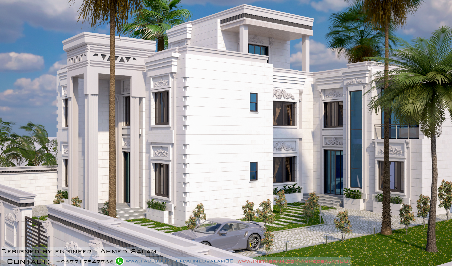 Classic style Residential Villa Design No 139.-8