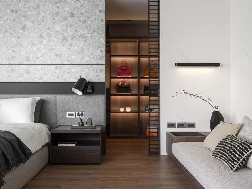 110 坪四层别墅,极简线条与自然元素共融-47