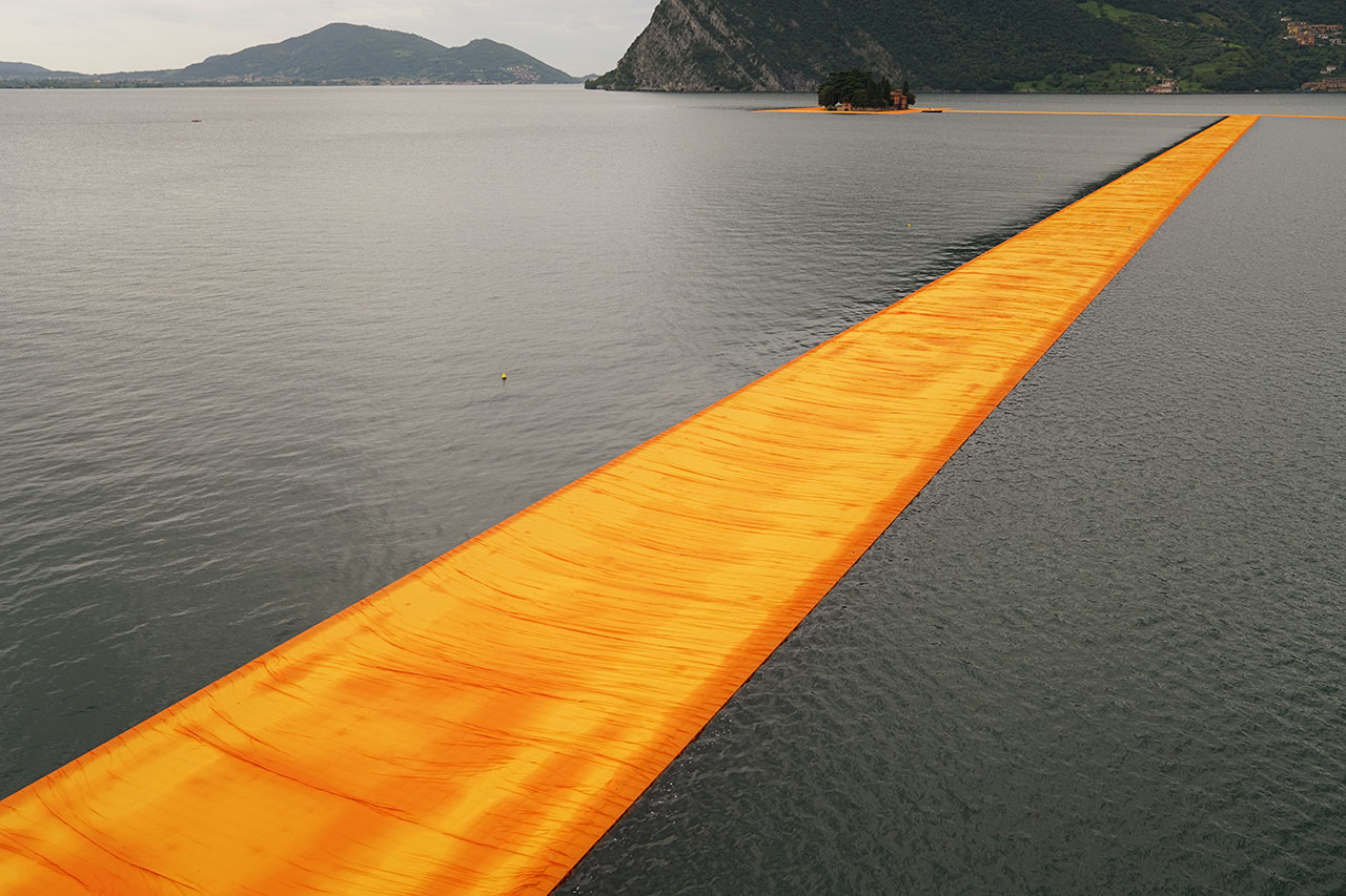 湖上悬浮走廊 | 意大利 Lake Iseo 的“漂浮平台”-16