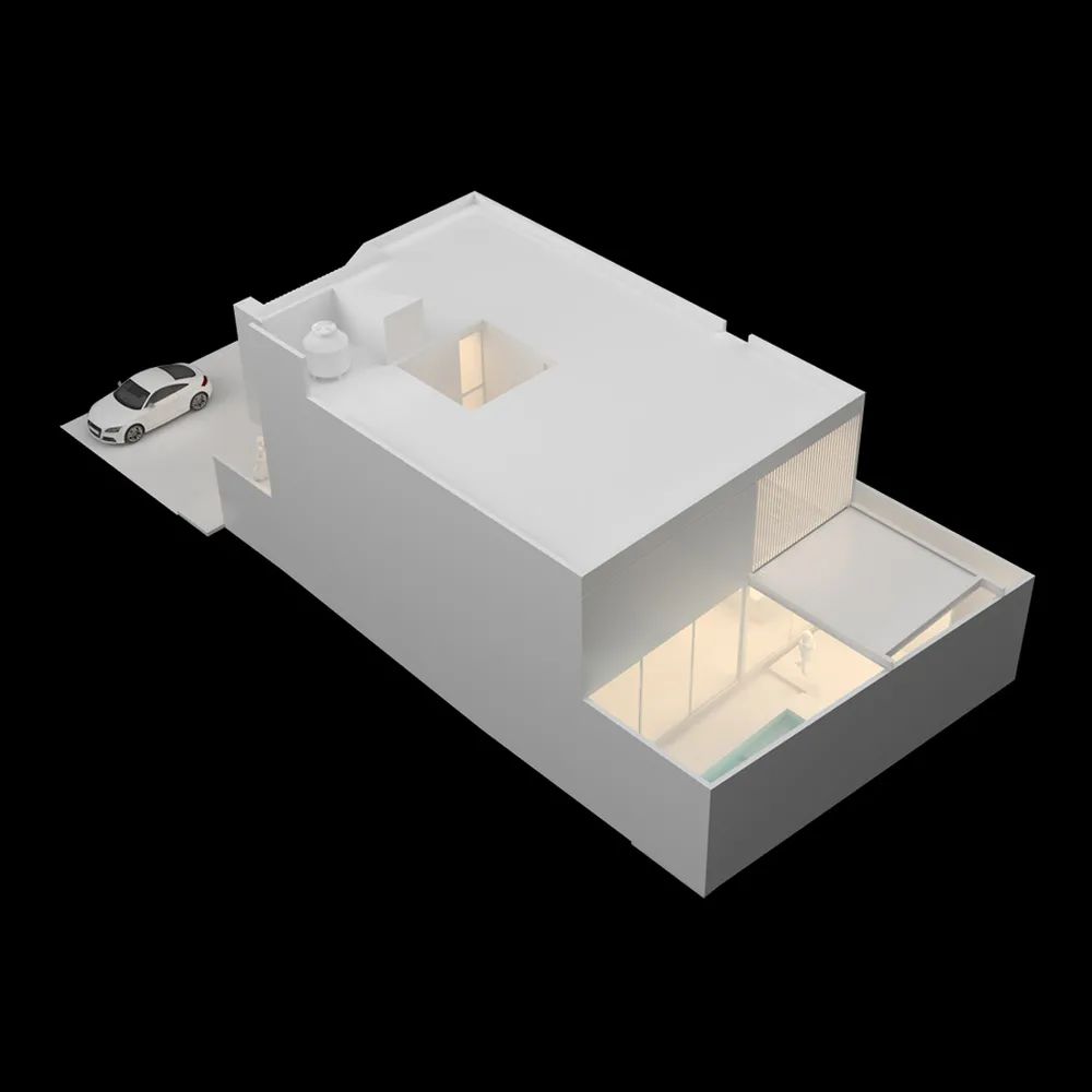 11 米长方形土地上的二层阁楼住宅-49