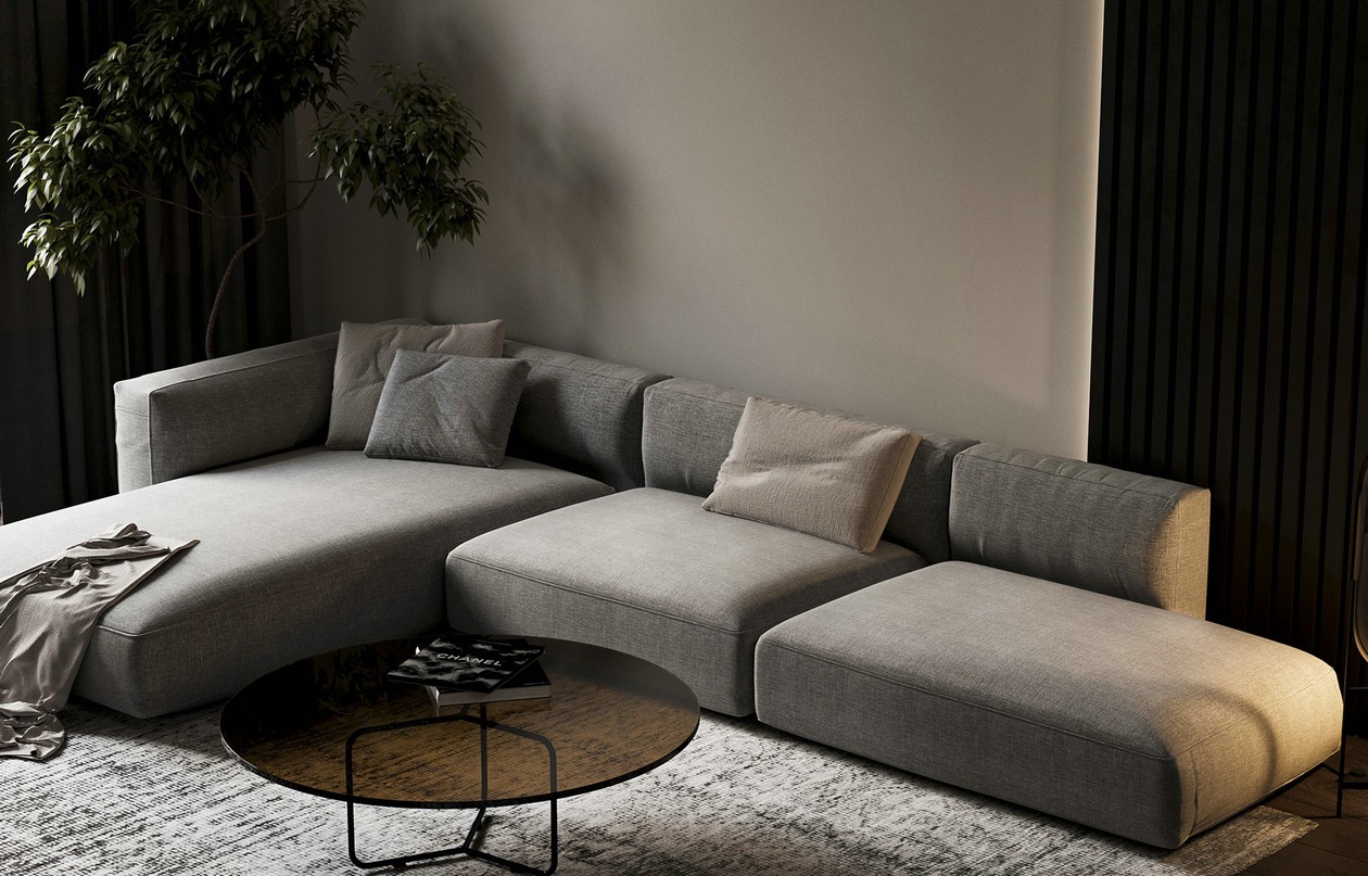 110㎡高级灰色系住宅设计 超舒适！-4