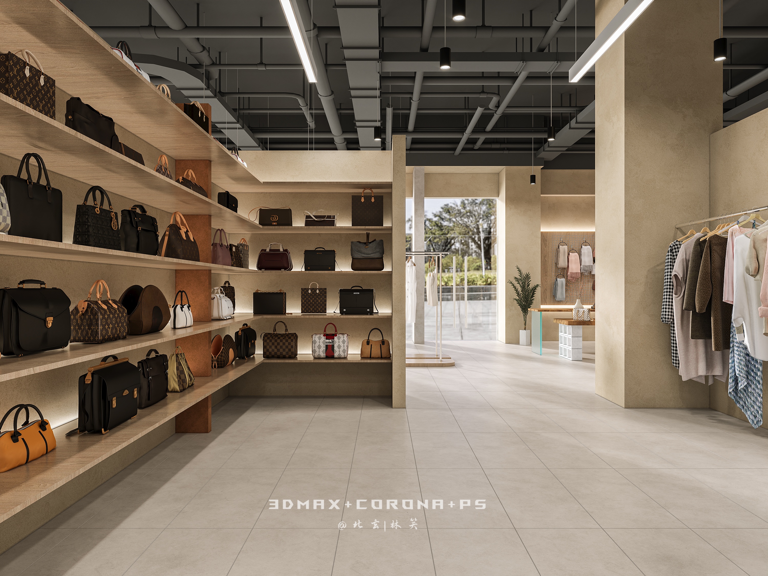 在时光回廊中漫步，品味女装店的艺术装修-2