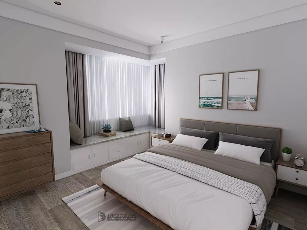 柳州华展华园日系北欧风家居设计,极简舒适,功能至上-37