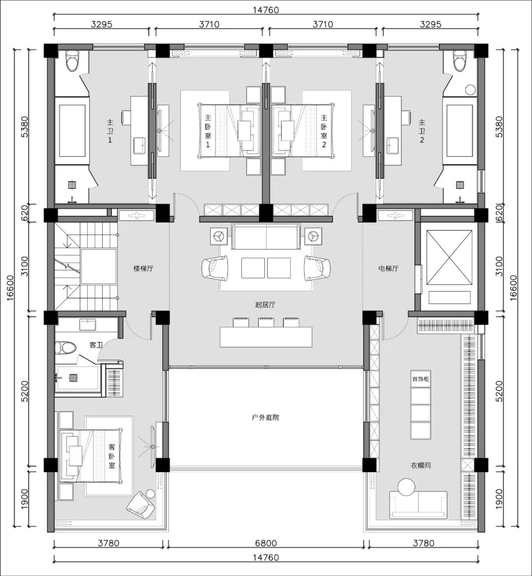 M宅素以为绚丨中国西安丨白贲空间设计-84