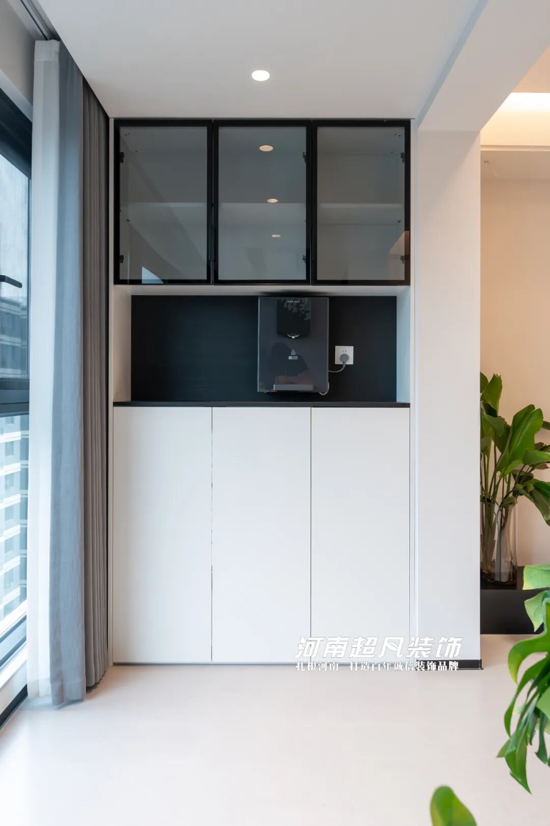 完工首发丨金水区美盛教育港湾，110平黑白灰极简风，色彩纯粹层次丰富-81