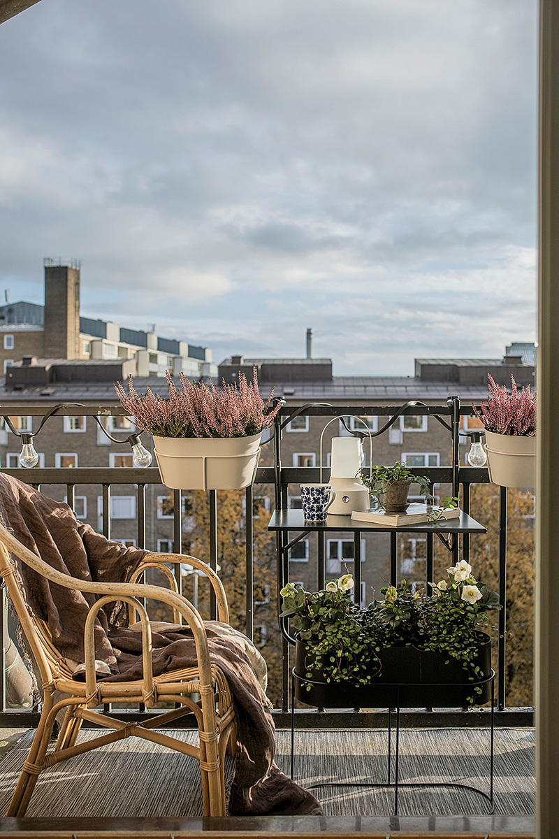 斯德哥尔摩 87 平米公寓 | olive living room and terracotta bedroom-11