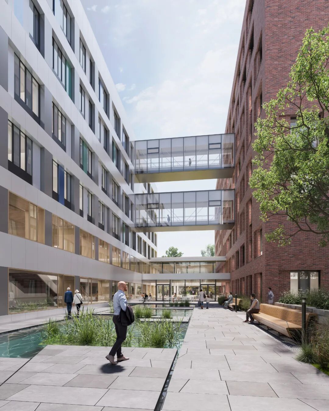 HENN海茵建筑最新竞赛项目：布伦瑞克市立医院-11